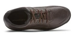 Rockport World Tour Classic Brown Leather Lace-Up Walking Shoe 10 Rockport World Tour Classic Brown Leather Lace-Up Walking Shoe -Walking On A Cloud rocmwt11b
