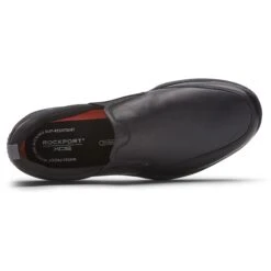 Rockport XCS Spruce Peak Black Waterproof Leather Slip-On Shoe 9 Rockport XCS Spruce Peak Black Waterproof Leather Slip-On Shoe -Walking On A Cloud rocsprucepso01d