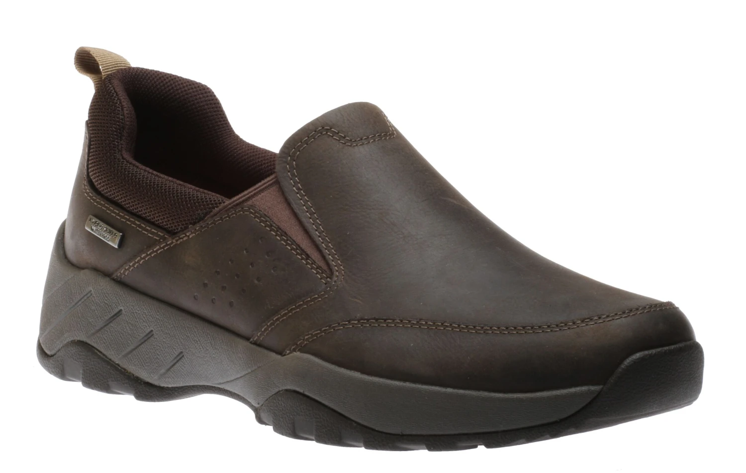 Rockport XCS Spruce Peak Brown Waterproof Leather Slip-On Shoe 3 Rockport XCS Spruce Peak Brown Waterproof Leather Slip-On Shoe