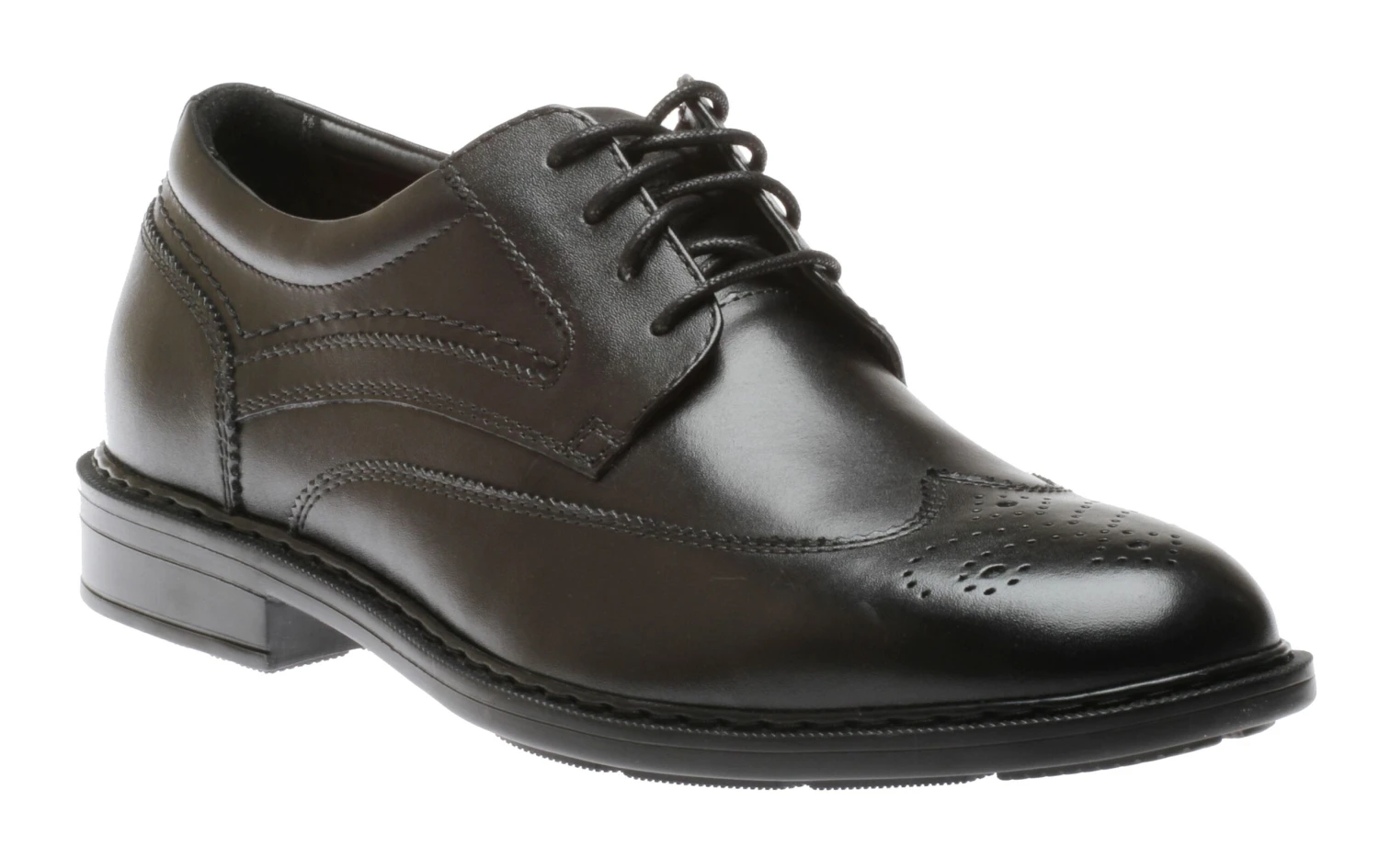 Rockport Tanner Wingtip Black Leather Lace-Up Oxford Dress Shoe 3 Rockport Tanner Wingtip Black Leather Lace-Up Oxford Dress Shoe