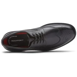 Rockport Tanner Wingtip Black Leather Lace-Up Oxford Dress Shoe 9 Rockport Tanner Wingtip Black Leather Lace-Up Oxford Dress Shoe -Walking On A Cloud roctannerwt01d