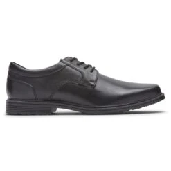 Rockport Taylor Black Leather Plain Toe Oxford Dress Shoe -Walking On A Cloud roctaylorpt01c