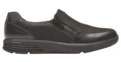 Rockport Trustride Black Side Zipper Slip-On Sneaker -Walking On A Cloud roctrustrides01a