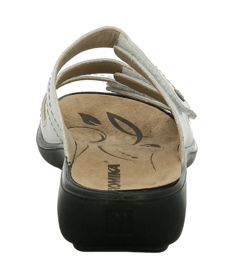 Ibiza 66 White Leather Slide Sandal 5 Ibiza 66 White Leather Slide Sandal - Image 3