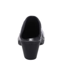 Saint Tropez 271 Black Leather Clog -Walking On A Cloud rom16471 47100c