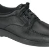Bout Time Black Leather Lace-Up Loafer 1 Bout Time Black Leather Lace-Up Loafer -Walking On A Cloud sasbouttime01