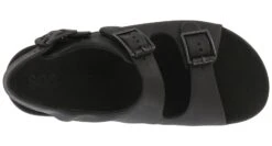 Bravo Black Bear Leather Heel Strap Sandal 8 Bravo Black Bear Leather Heel Strap Sandal -Walking On A Cloud sasbravo01b