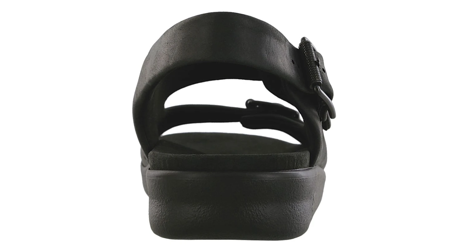 Bravo Black Bear Leather Heel Strap Sandal 6 Bravo Black Bear Leather Heel Strap Sandal - Image 4