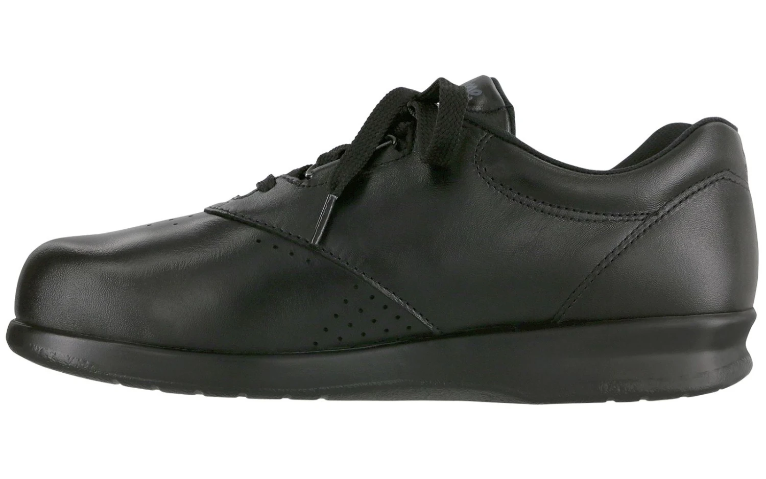 Freetime Black Leather Walking Shoe 4 Freetime Black Leather Walking Shoe - Image 2