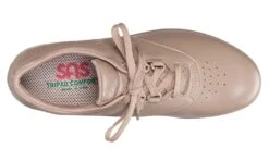 Freetime Mocha Leather Walking Shoe -Walking On A Cloud sasfreetime07b