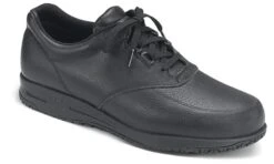 Guardian Black Leather Non-Slip Lace-Up Walking Shoe 8 Guardian Black Leather Non-Slip Lace-Up Walking Shoe -Walking On A Cloud sasguardian01 1