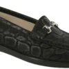 Metro Black Nero Snake Slip On Loafer -Walking On A Cloud sasmetro21