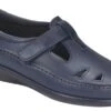 Roamer Navy Leather Slip-On Loafer