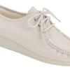 Siesta Bone Leather Lace-Up Loafer 1 Siesta Bone Leather Lace-Up Loafer -Walking On A Cloud sassiesta08