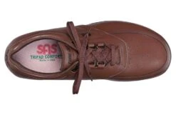 Time Out Antique Walnut Leather Walking Shoe -Walking On A Cloud sastimeout02b