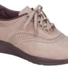 Walk Easy Sage Nubuck Leather Walking Shoe -Walking On A Cloud saswalkeasy14