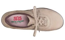 Walk Easy Sage Nubuck Leather Walking Shoe -Walking On A Cloud saswalkeasy14b