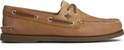 Sperry Men's Authentic Original Sahara Brown Leather Two Eye Boat Shoe -Walking On A Cloud speao2eye06a