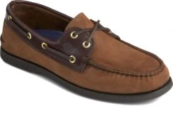 Sperry Men's Authentic Original Brown Nubuck Leather Two Eye Boat Shoe 10 Sperry Men's Authentic Original Brown Nubuck Leather Two Eye Boat Shoe -Walking On A Cloud speao2eye22