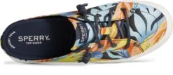 Sperry Crest Vibe Coral Floral Navy Multicolour Mule Sneaker -Walking On A Cloud specrestvibem3b