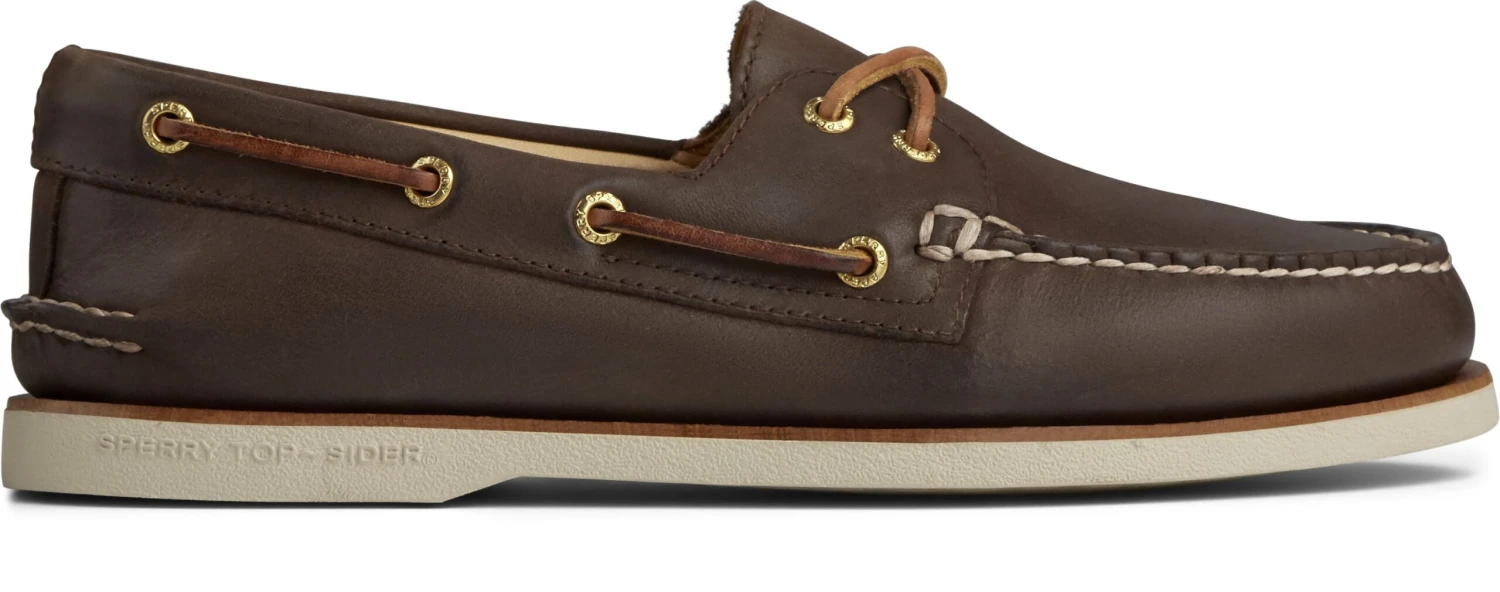 Sperry Men's Gold Cup Authentic Original Brown Leather Two Eye Boat Shoe 4 Sperry Men's Gold Cup Authentic Original Brown Leather Two Eye Boat Shoe - Image 2