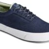 Sperry SeaCycled™ Striper II CVO Navy Lace-Up Sneaker -Walking On A Cloud spestriperiicvo