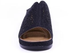 Wedge Glitter Black -Walking On A Cloud stes503601b