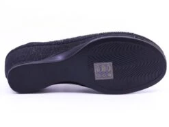 Wedge Glitter Black -Walking On A Cloud stes503601e