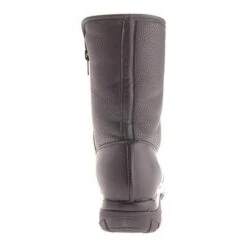 Shield Black Leather Mid-Calf Winter Boot -Walking On A Cloud tenshield01b