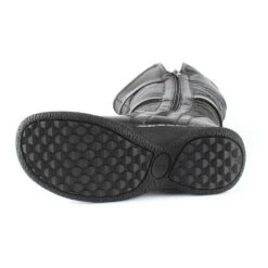 Gabrielle 2 Wide Calf Black Leather Tall Boot -Walking On A Cloud wangabrielle201d