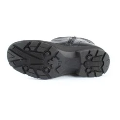 Gripper Black Leather Moto Boot 9 Gripper Black Leather Moto Boot -Walking On A Cloud wangripper01d