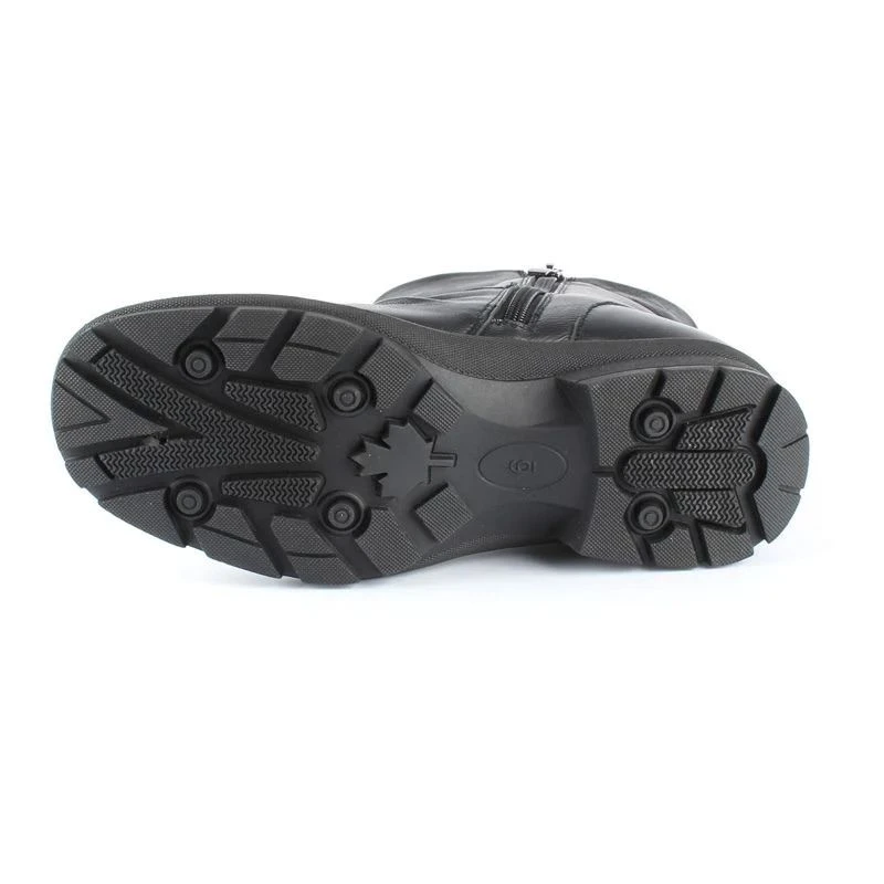 Gripper Black Leather Moto Boot 6 Gripper Black Leather Moto Boot - Image 4